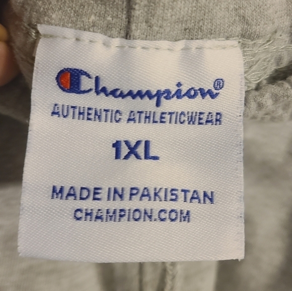 Champion | Men's Gray Athleisure Fleece Jogger Shorts (Size 1XL) - Picture 2 of 13